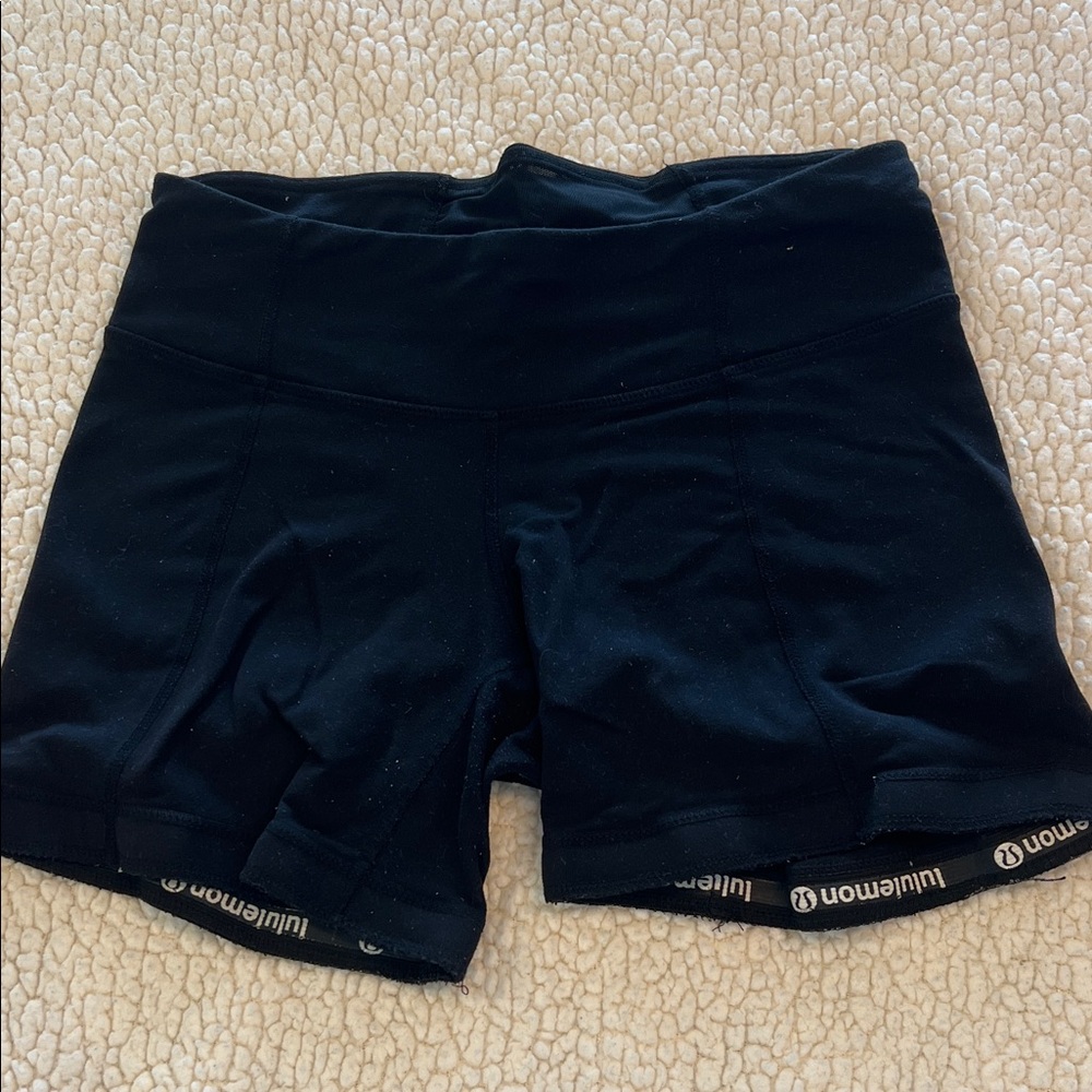 lululemon athletica Women's Midnight Black Athletic Shorts